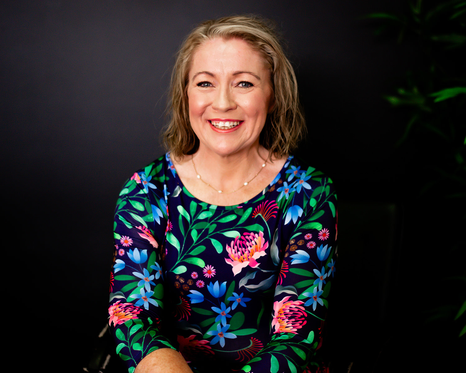 Portrait of Melanie Wyatt in her office in Bacchus Marsh, Victoria